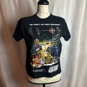 Vintage Y2K Family Guy Star Wars Shirt Darkside XS